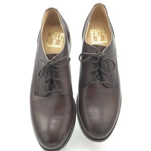 NEW Frye Espresso Brown Leather Oxford Shoes